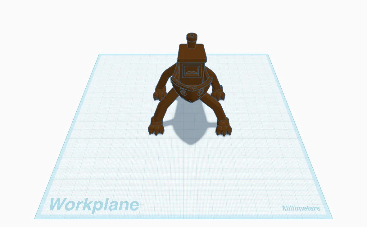Monster Benchy mit Beinen | Kostenlose 3D-Druckvorlage