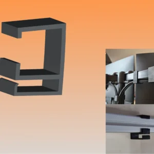 Kabelclip für Monitorhalterung | Kabelmanagement 20x30 & 30x30