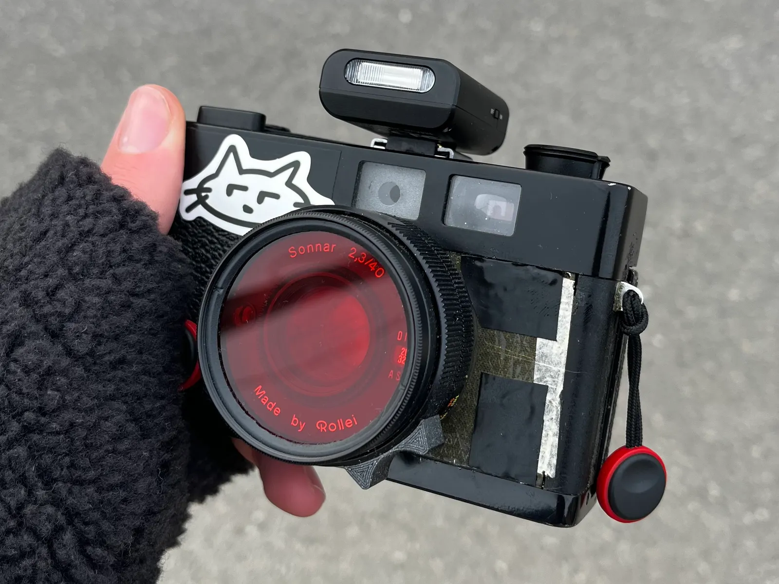 Rollei XF 35 Focusing Tab | Fokus-Griff für Analogkameras