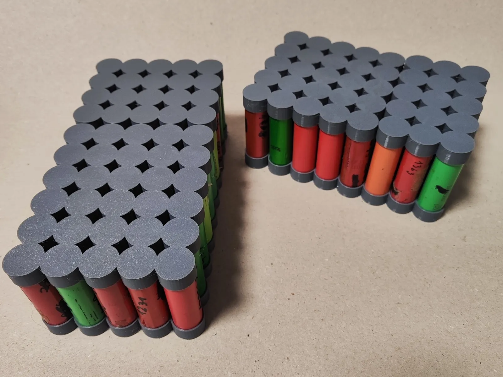 18650 Batterie Organizer Set | Kompakte Akku Aufbewahrung