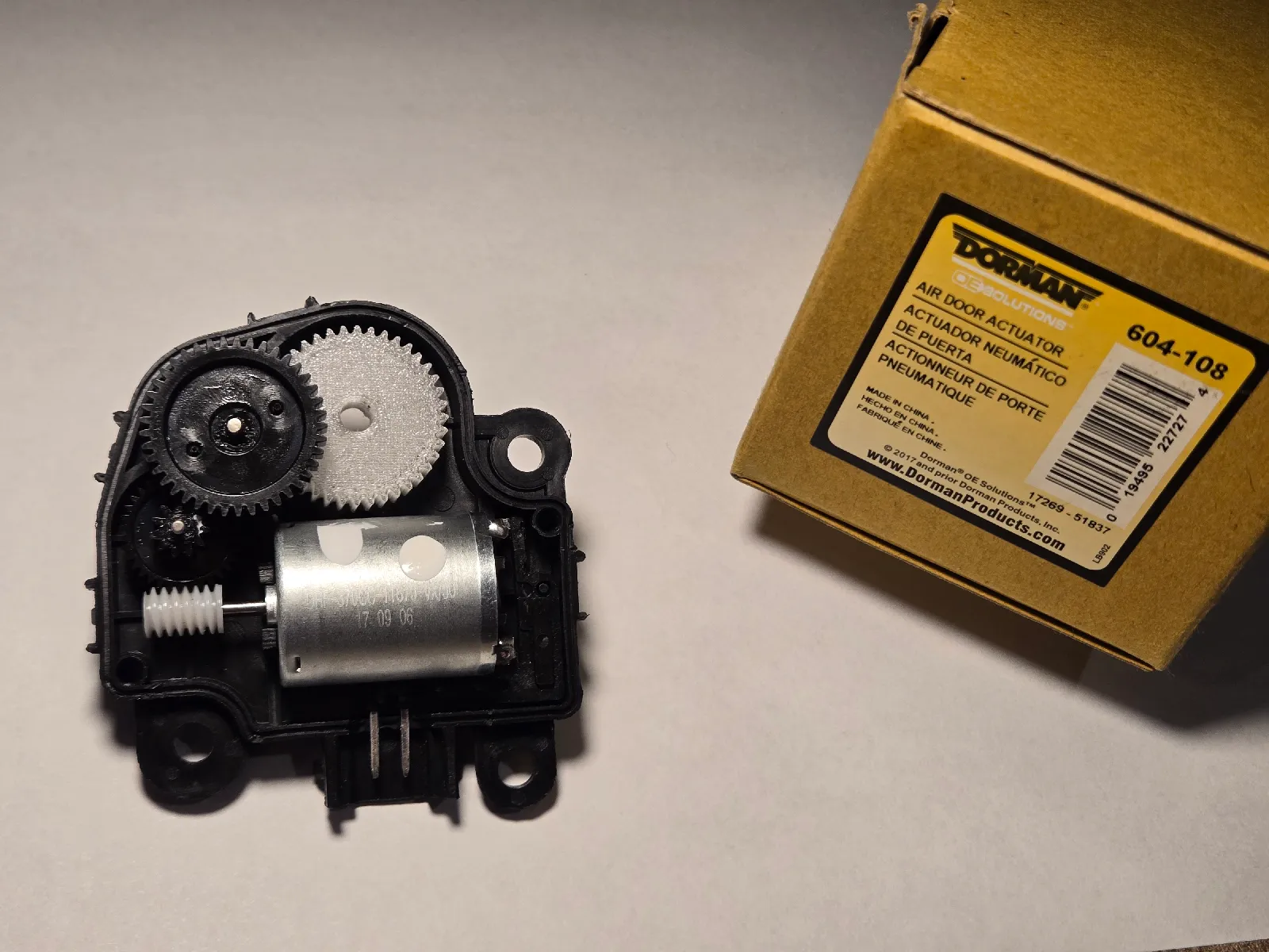 Chevrolet Impala Stellmotor Zahnrad Ersatz | Klima Reparatur