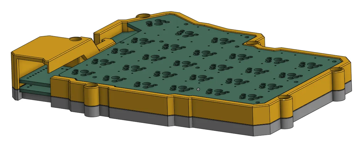 Silakka54 Slim Case V1.3 | Gehäuse für Aliexpress PCB