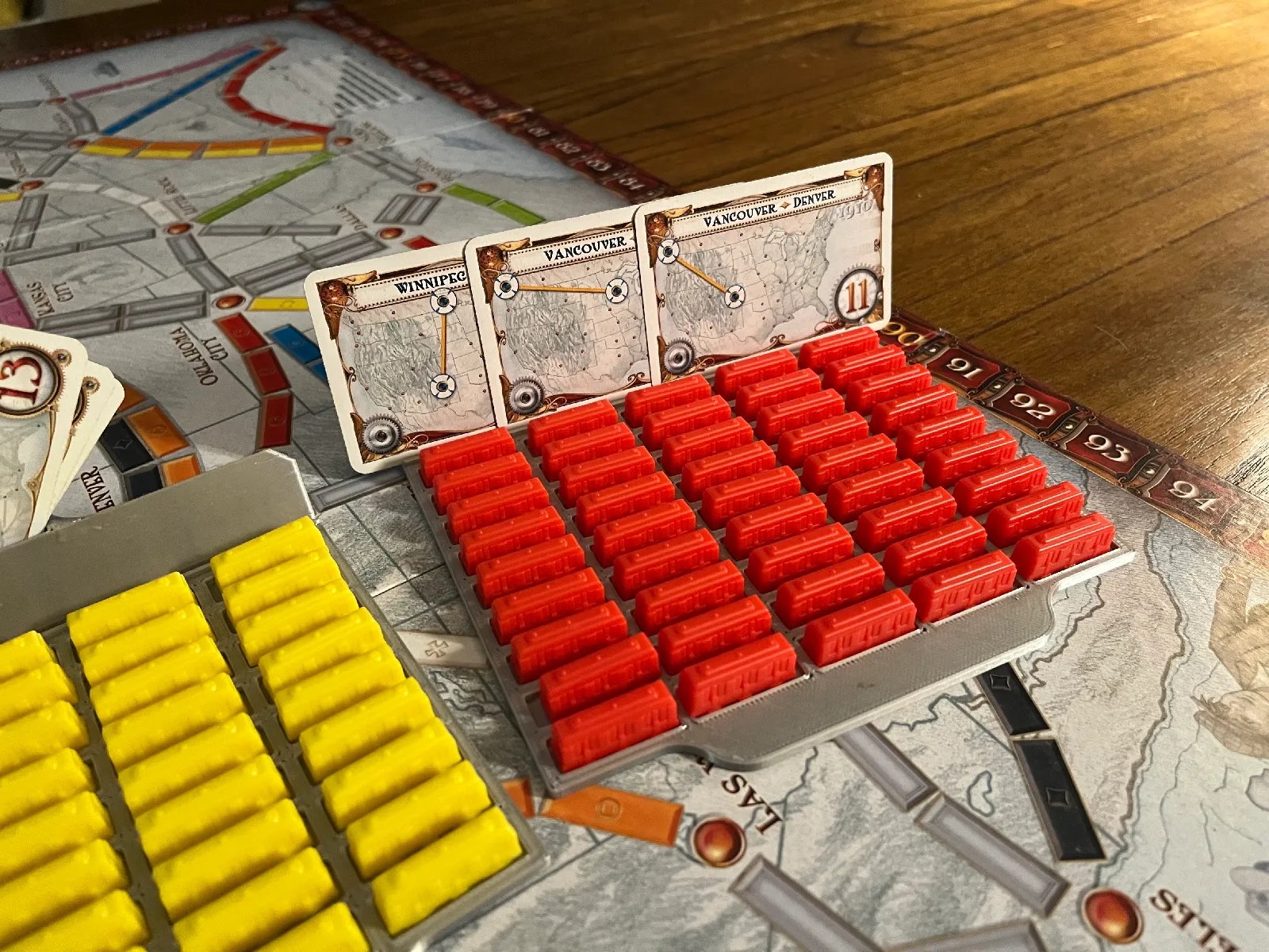 Zug um Zug Organizer & Kartenhalter | Brettspiel Zubehör