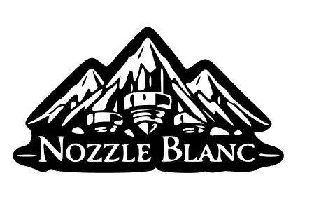 Nozzle Blanc Wanddeko | 3D-Druck Wandkunst Logo