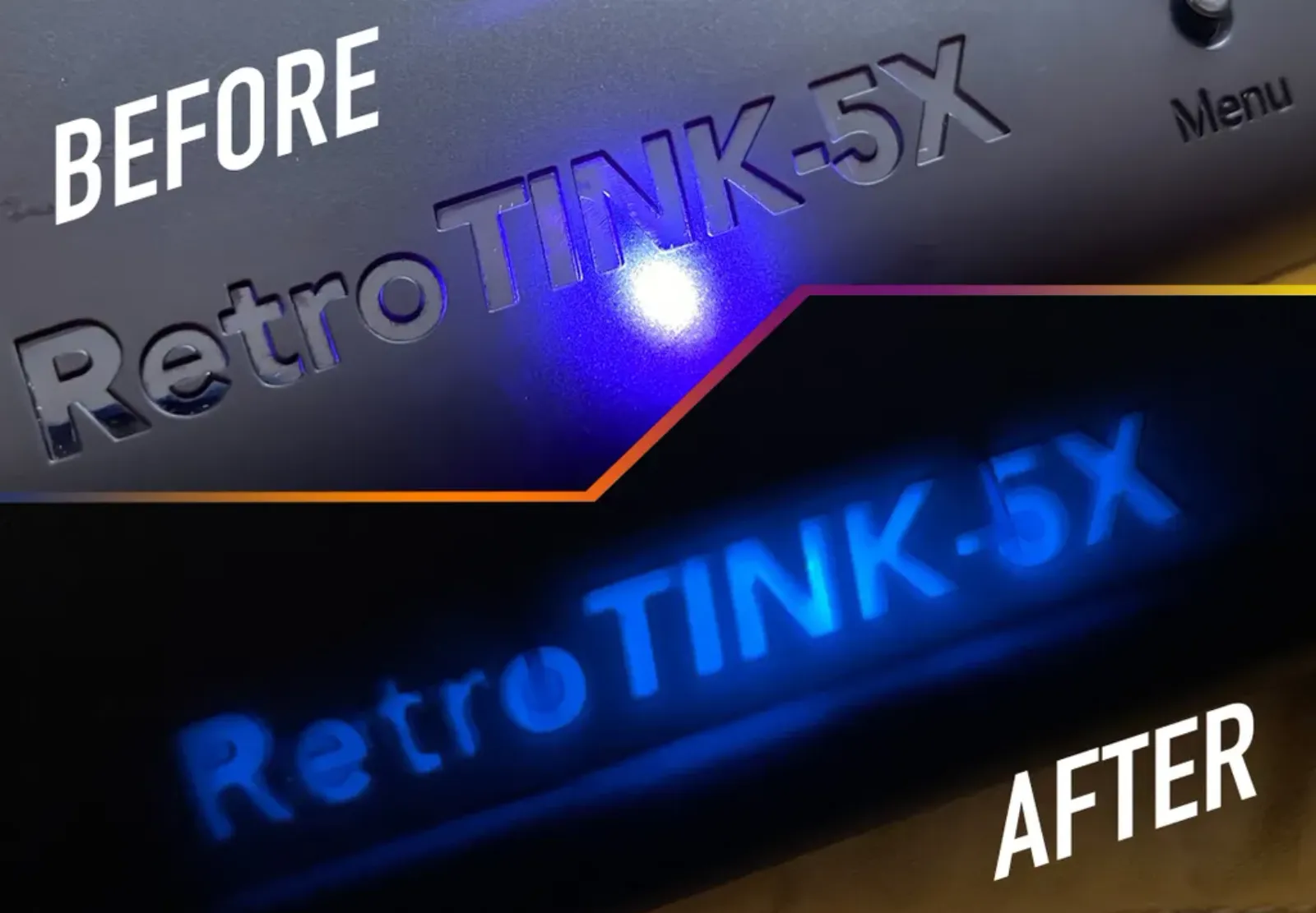 LED Diffuser für RetroTINK 5X | Retro-Gaming Upgrade