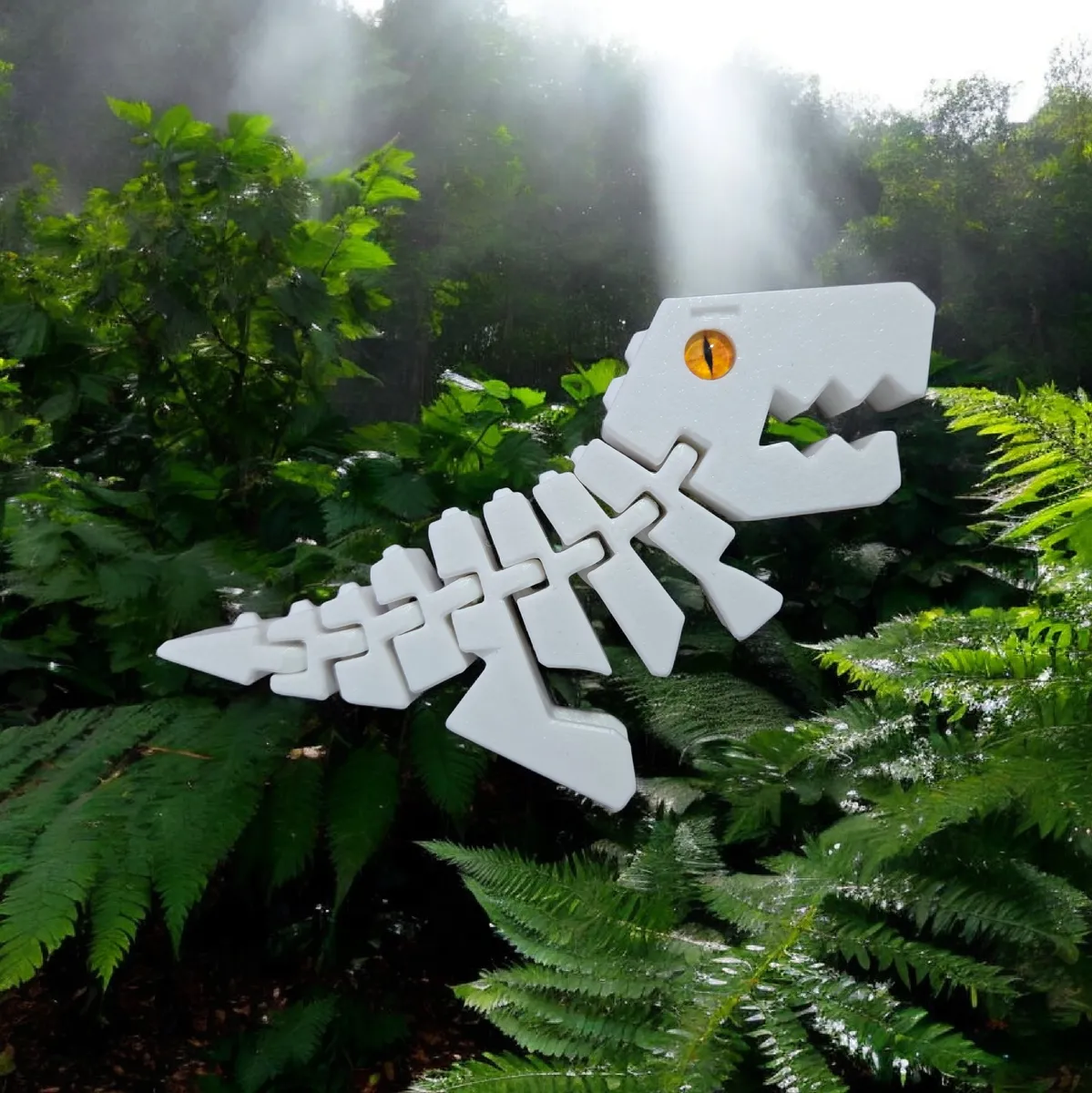 Flexi Rex Dinosaurier Figur | Bewegliches Fidget Toy