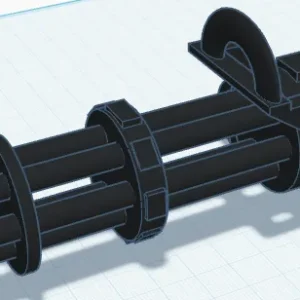 Miniatur Gatling-Gun | 3D-Druck Cosplay Prop & Sammlerstück