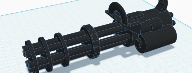 Miniatur Gatling-Gun | 3D-Druck Cosplay Prop & Sammlerstück