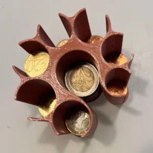 Spiral Euro Münz-Organizer | Kompakte Spardose & Sortierhilfe
