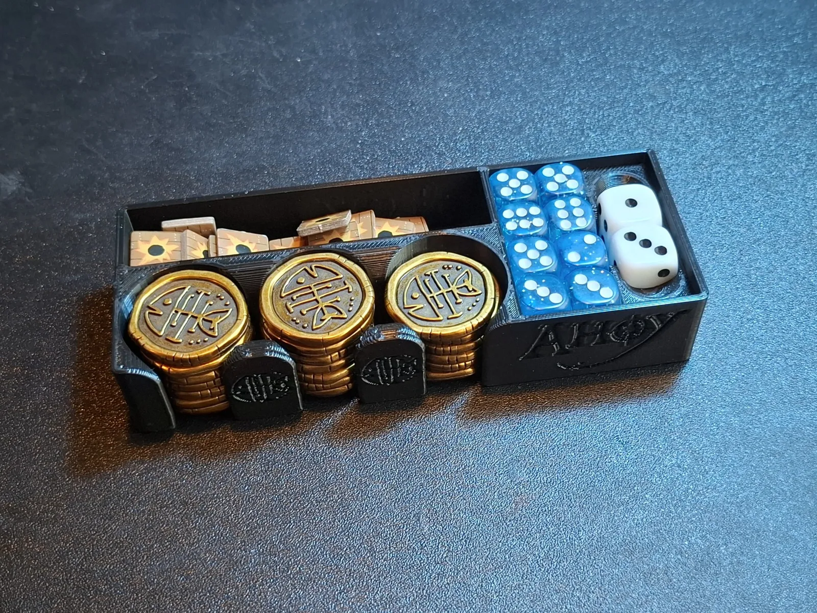 Ahoy Brettspiel Organizer | Insert für Sleeved Cards & Expansions