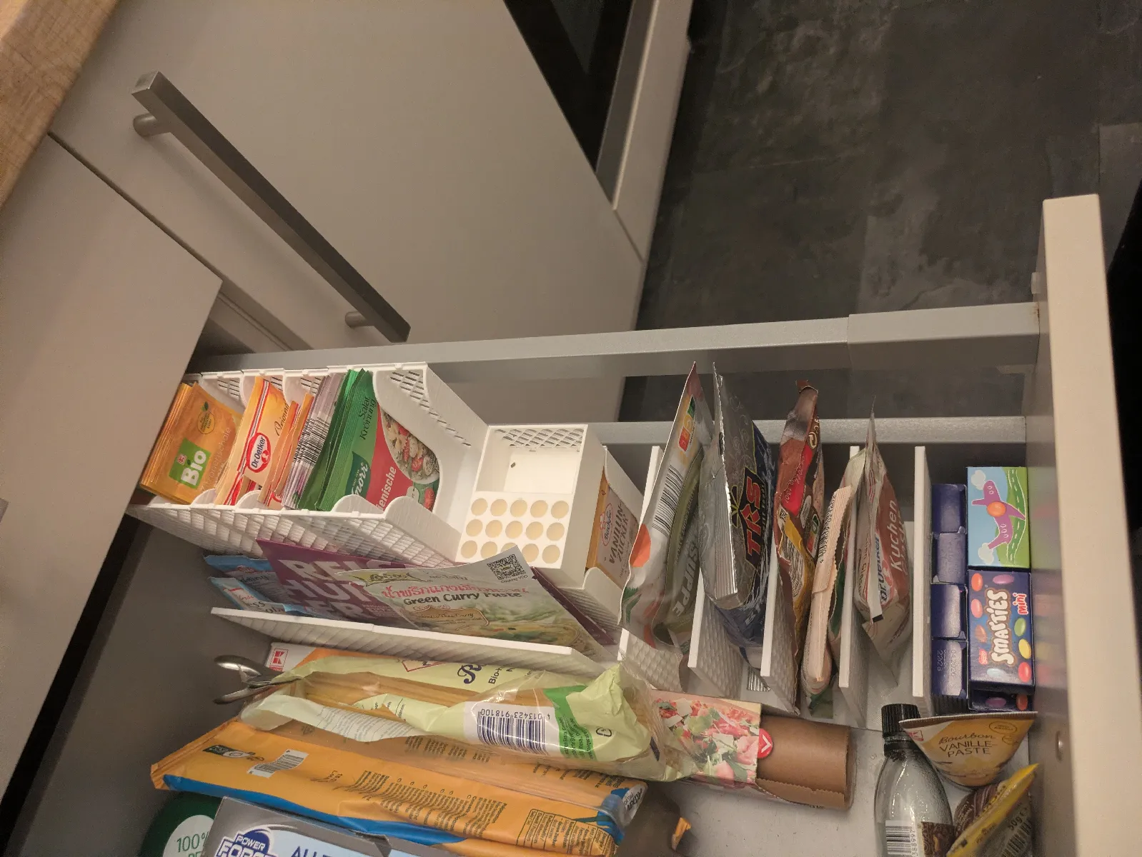 Backzutaten Organizer für Schubladen | Küchen-Sortiersystem