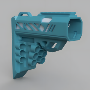 Nerf Elite 2.0 Commander Schulterstütze | Dart-Halter Upgrade