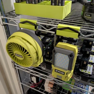 Ryobi 40V Regal-Clip | Halterung für Ventilator & Licht