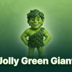 Jolly Green Giant Figur | DIY Sammlerstück zum Bemalen