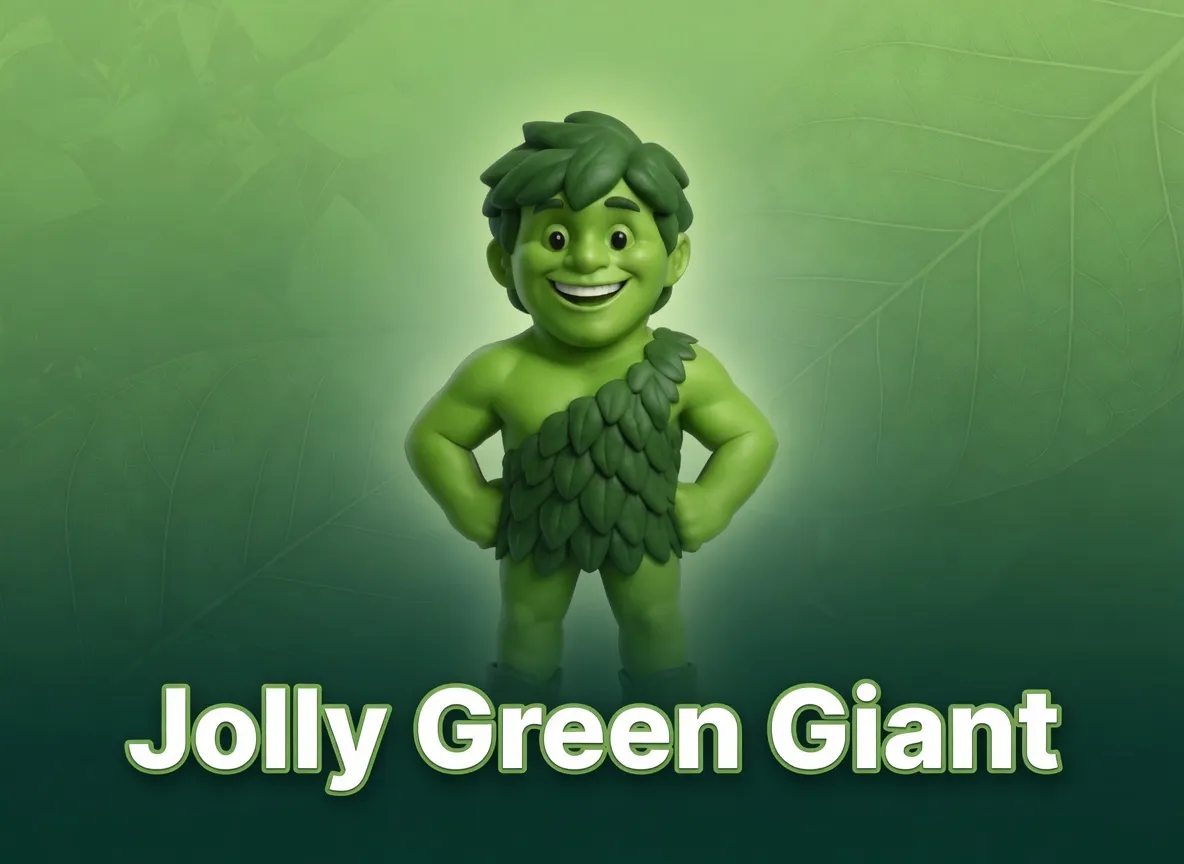 Jolly Green Giant Figur | DIY Sammlerstück zum Bemalen