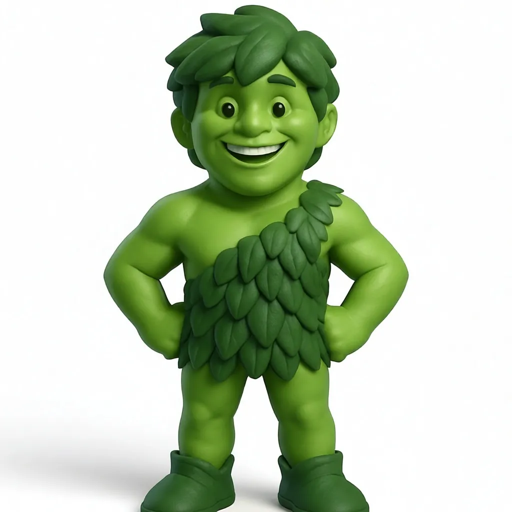 Jolly Green Giant Figur | DIY Sammlerstück zum Bemalen - image3 Jolly Green Giant Figur | DIY Sammlerstück zum Bemalen – Bild 3