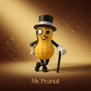 Mr. Peanut Sammlerfigur | 3D-Druck DIY-Rohling