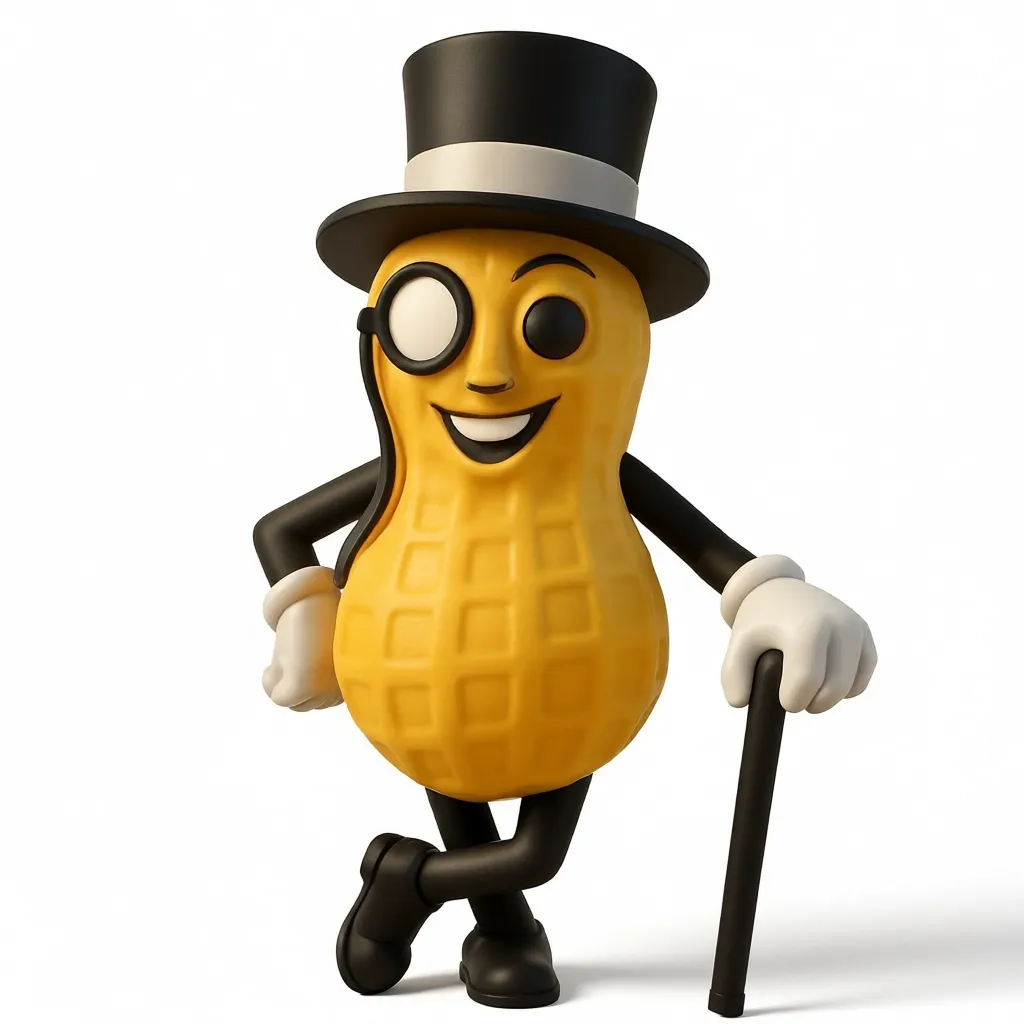 Mr. Peanut Sammlerfigur | 3D-Druck DIY-Rohling - image3 Mr. Peanut Sammlerfigur | 3D-Druck DIY-Rohling – Bild 3