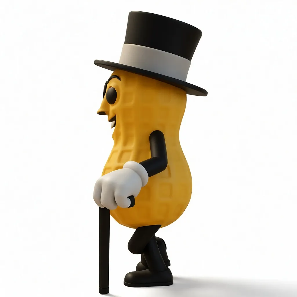 Mr. Peanut Sammlerfigur | 3D-Druck DIY-Rohling - image4 Mr. Peanut Sammlerfigur | 3D-Druck DIY-Rohling – Bild 4