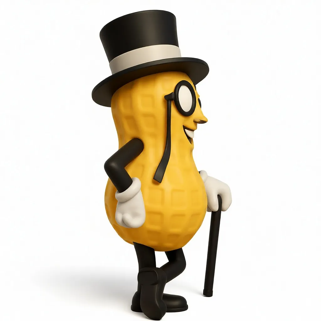 Mr. Peanut Sammlerfigur | 3D-Druck DIY-Rohling - image6 Mr. Peanut Sammlerfigur | 3D-Druck DIY-Rohling – Bild 6