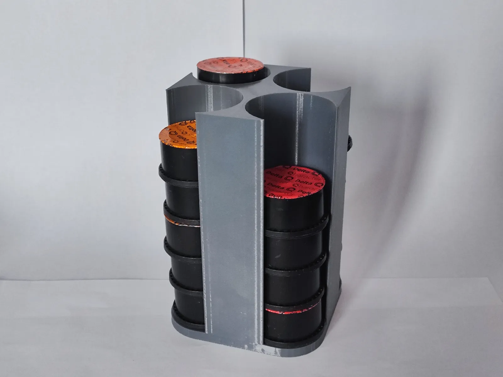 Delta Q Kapselhalter | Vertikaler Kapselspender 4 Spalten