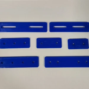 Flachverbinder Heavy Duty 20x4mm | M4 Montageplatten Set