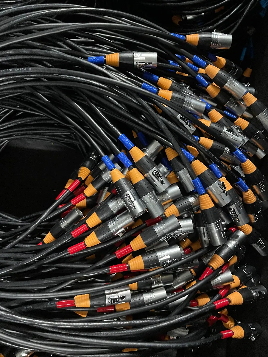 Kabel-Markierungsclips Set für XLR & LAN - 12er Set