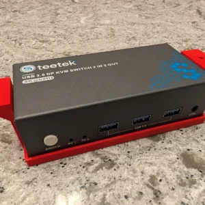Teetek KVM Switch Untertisch-Halterung | Schreibtisch Organisation