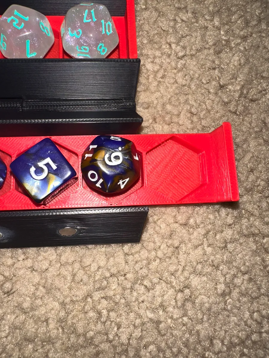 Hexagon Würfel-Einsatz | Modulares Tabletop Tray für Dice Box