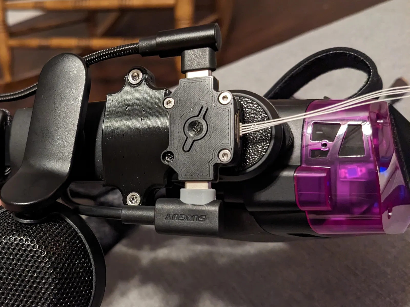 MattHub Case Mount für Valve Index & Beyondex | VR USB-Hub Halter