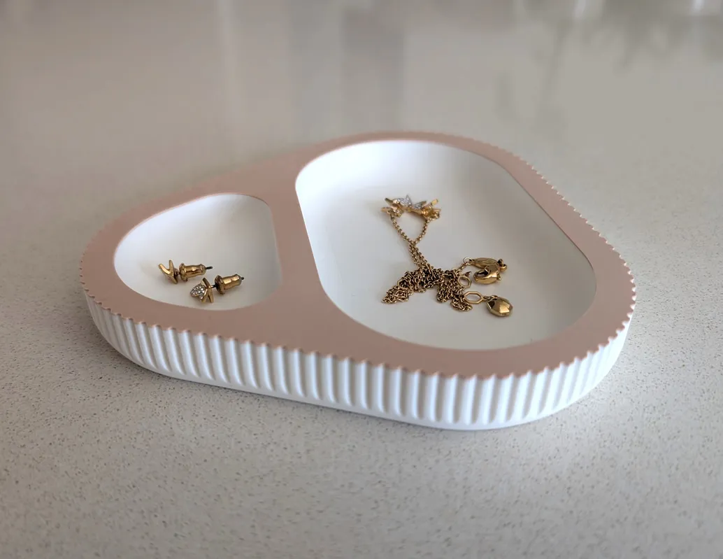 Elegante Design-Ablageschale für Schmuck & Schlüssel