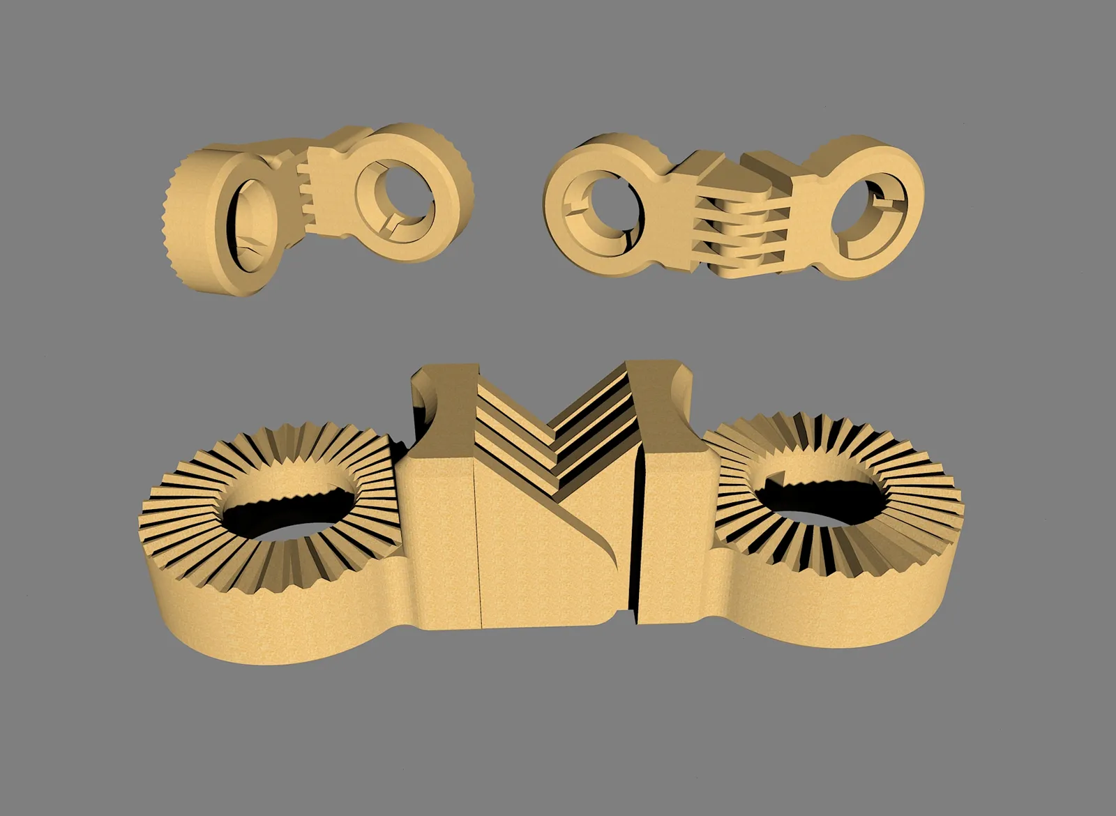 Print-in-Place Horizontal-Gelenk für Multifunktionsarme