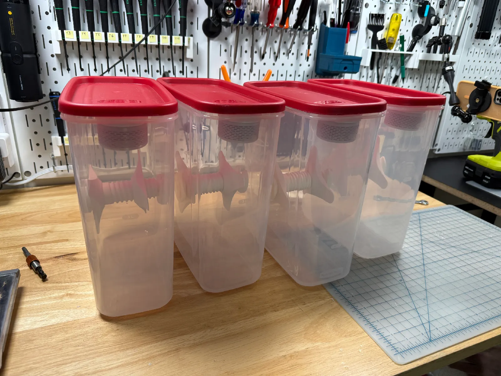 Lagerloses Filament-Spindelsystem für Rubbermaid 21 Boxen