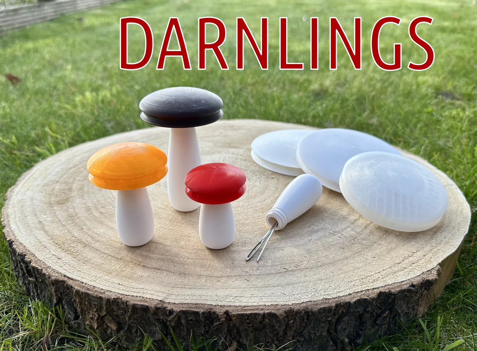 Darnlings Ergonomischer Stopfpilz & Stopfei Set