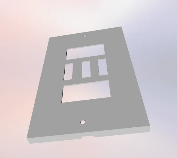 BTicino-Style Lichtschalter-Abdeckung (WiFi-optimiert)