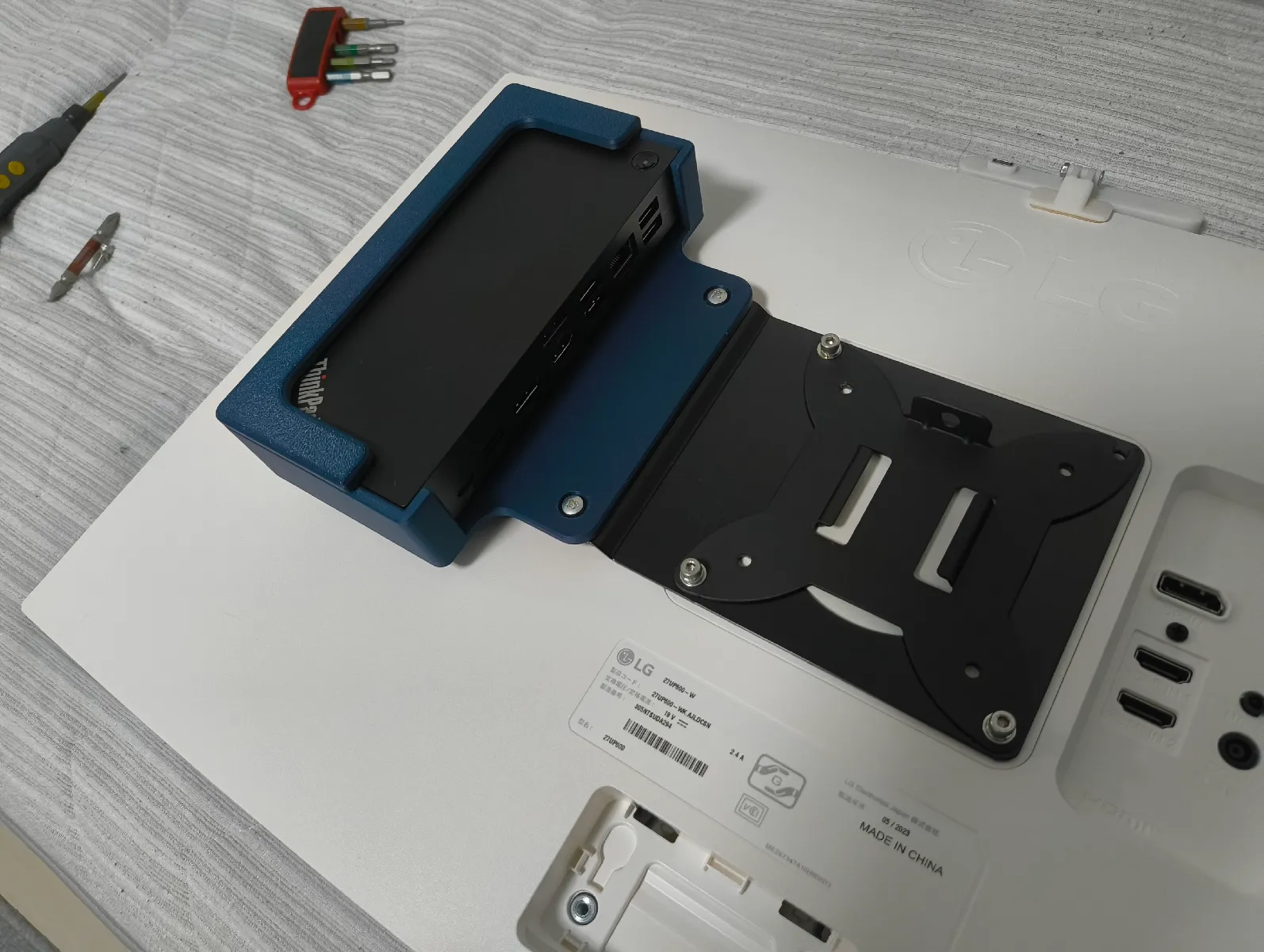 VESA Halterung für Lenovo ThinkPad USB-C Dock Gen2 (40AS)