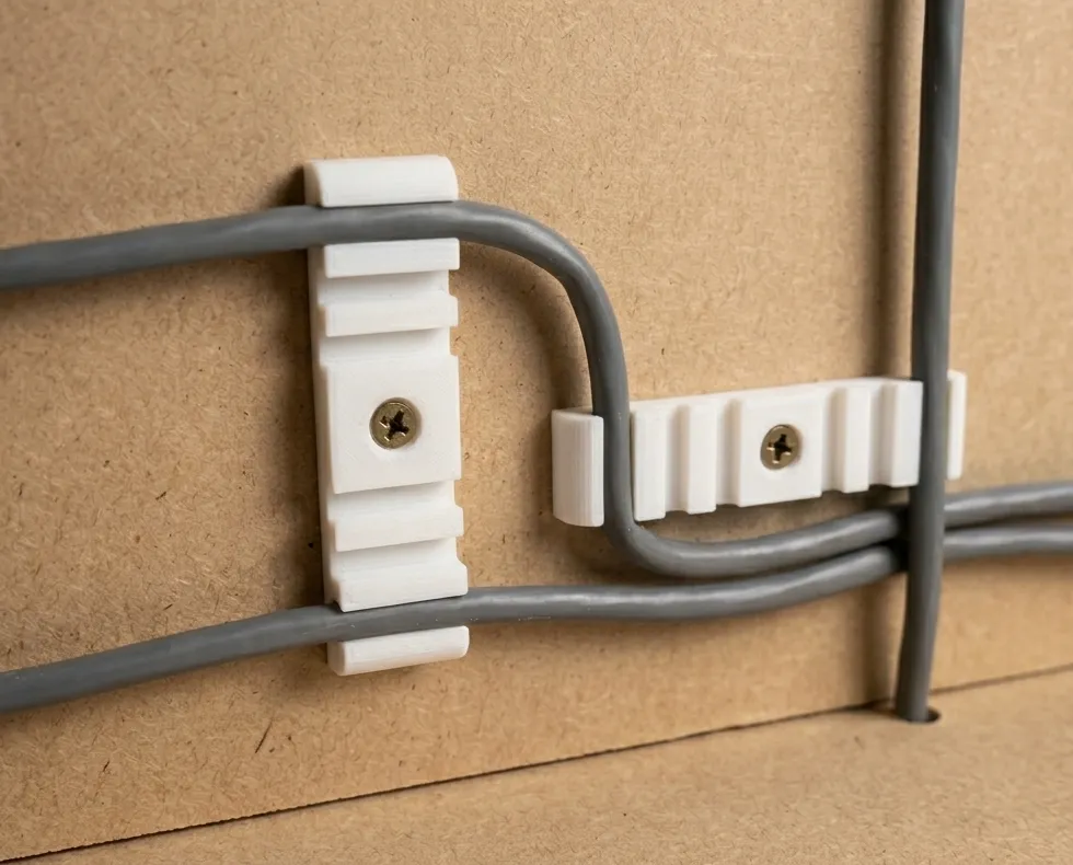 Ethernet-Kabel Wandclip-Set