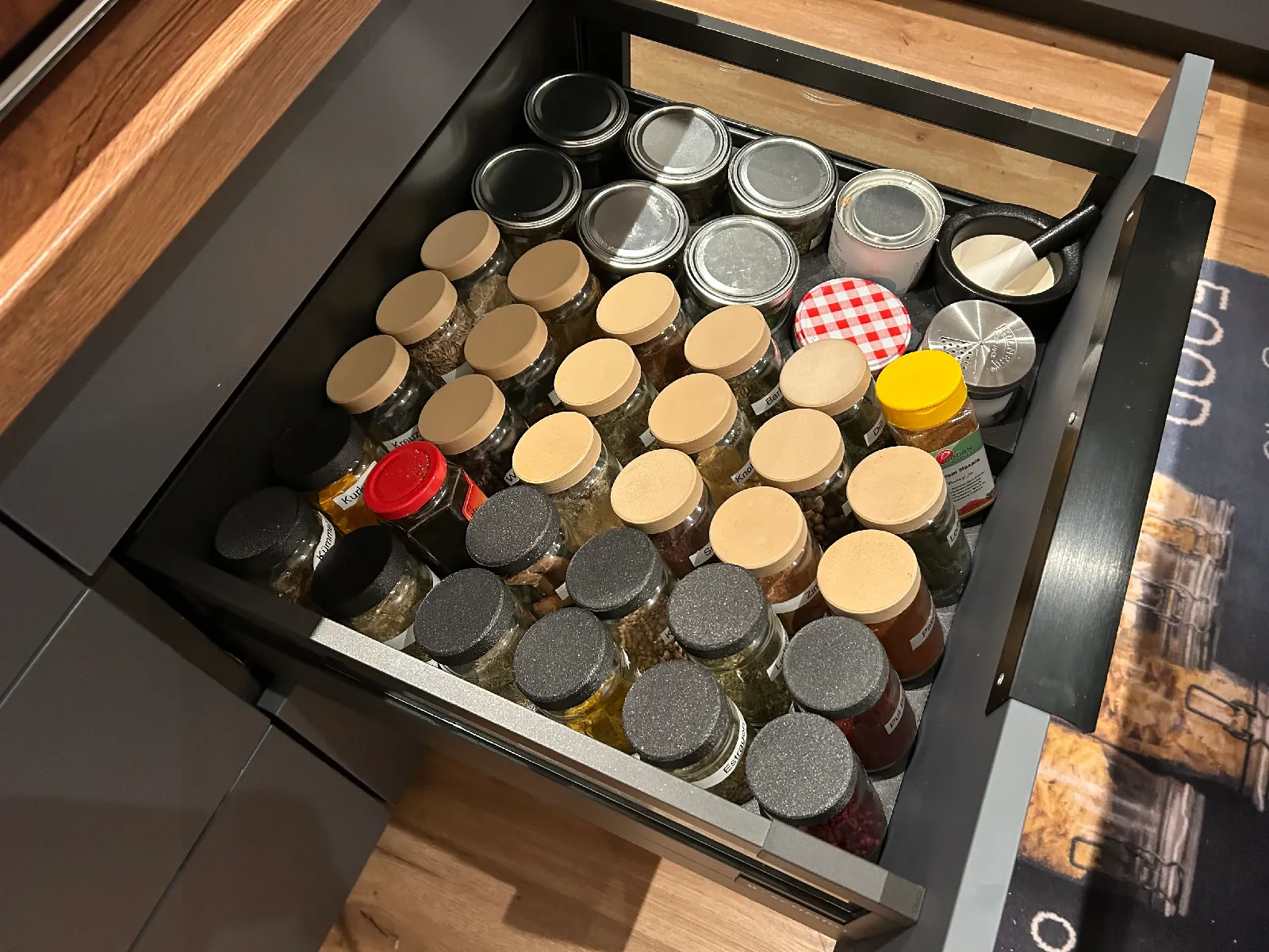 Gewürz-Organisation für Blum Orgaline Schubladen