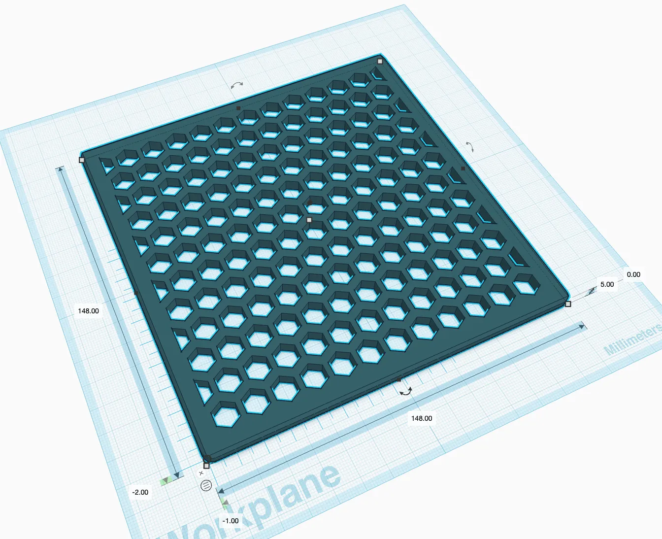 Waben-Abflussabdeckung für 150mm² Rohre
