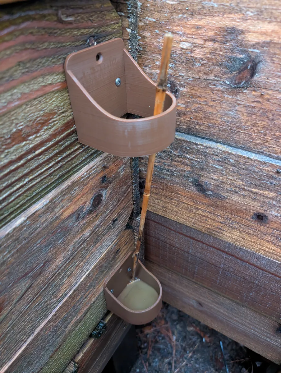 Wandhalterung für Gartenstäbe & Werkzeugstiele