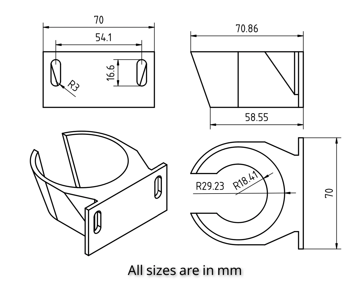 Wandhalterung für Braun MultiQuick 5 Stabmixer