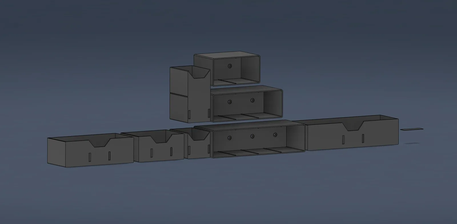 Modulares Wand-Schubladensystem für 3D-Druck-Zubehör - image6 Modulares Wand-Schubladensystem für 3D-Druck-Zubehör – Bild 8