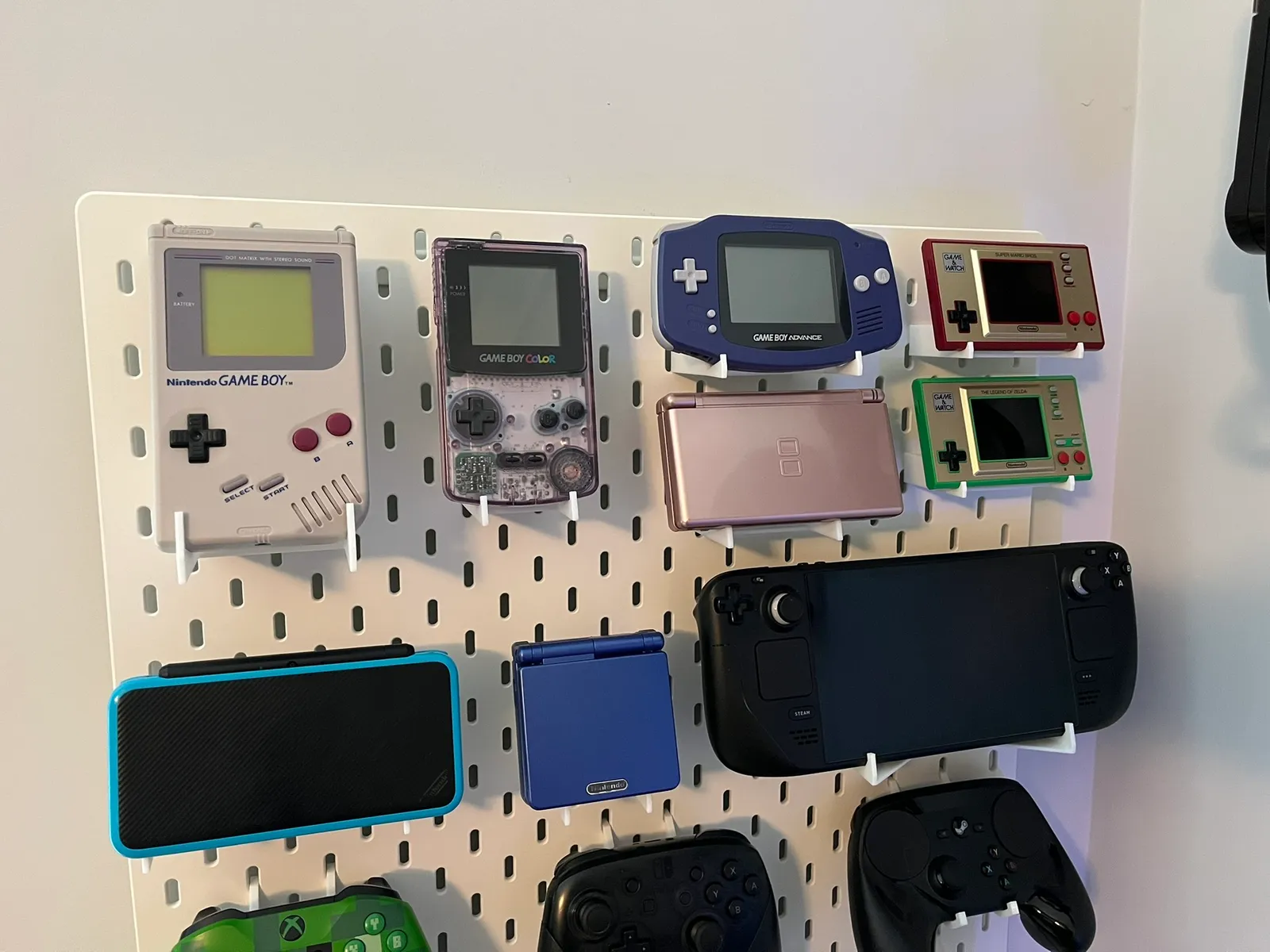 IKEA Skadis Halterung für Handheld-Konsolen