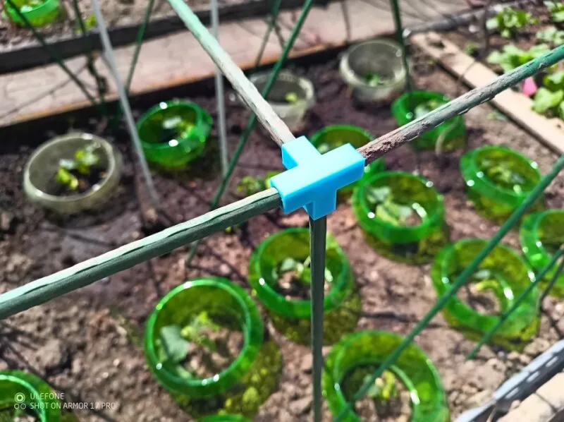 Garten-Steckverbinder für Rankhilfen und Frühbeete