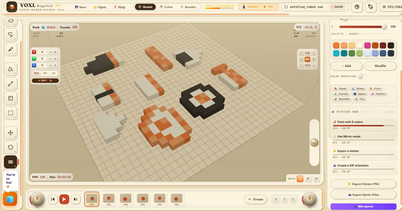Kawaii Sushi-Set – Dekorative Pixel-Art Miniatur - image3 Kawaii Sushi-Set – Dekorative Pixel-Art Miniatur – Bild 8