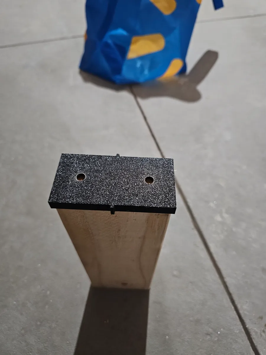 2x4 Bohrlehre für 5mm Holzdübel