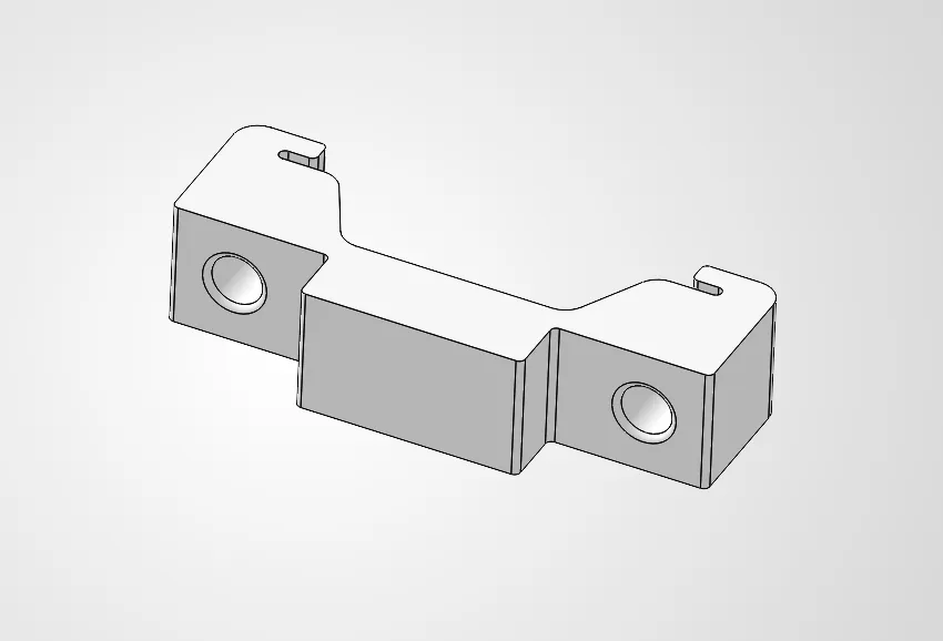 DIN-Schienen Endstück mit Klemmfunktion