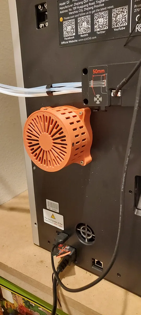 Zusatz-Aktivkohlefilter für Qidi Q2