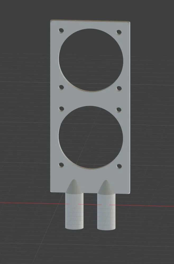 FormD T1 RAM-Kühler Halterung für 2x 40mm Lüfter