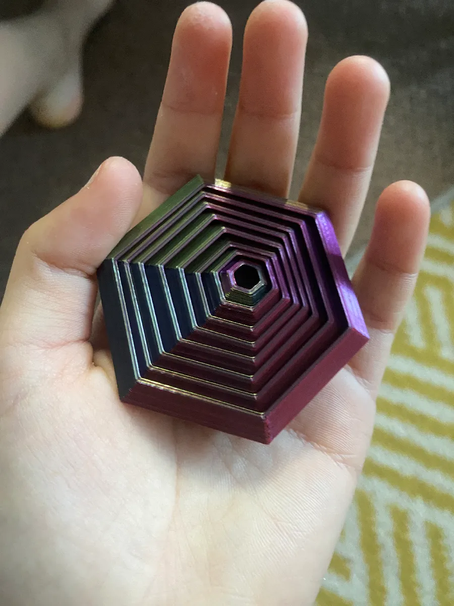 Hexagon Fidget Toy – Teleskopisches Geschicklichkeitsspiel